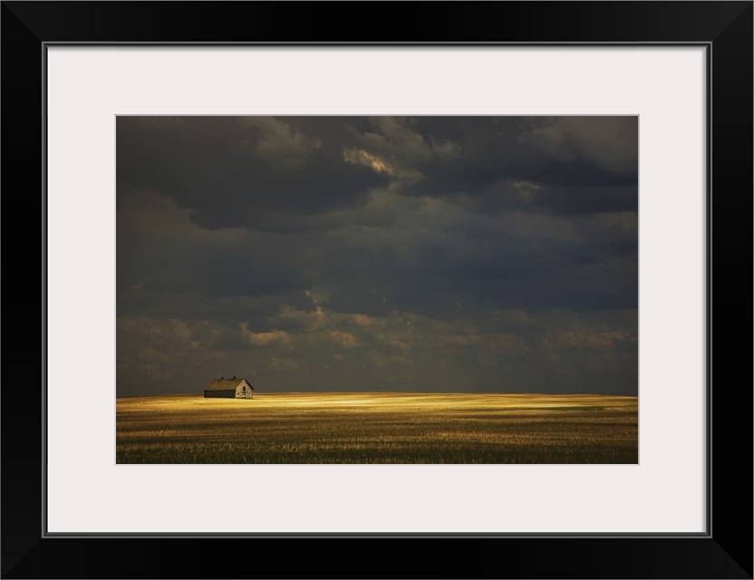 An Old Barn In A Field, Tofield, Alberta, Canada