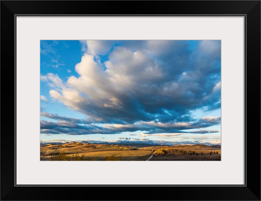 Big prairie sky, near Longview, Alberta, Canada.