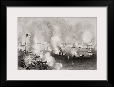 Bombardment And Capture Of Forts Walker And Beauregard, Port Royal, SC, 1861