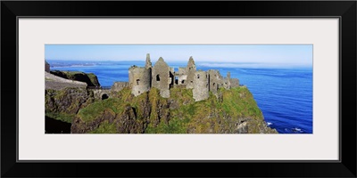 Castle On A Cliff, Dunluce Castle, County Antrim, Northern Ireland