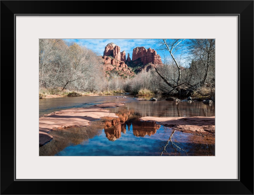 Cathedral rock reflection, Sedona, Arizona, United States of America.