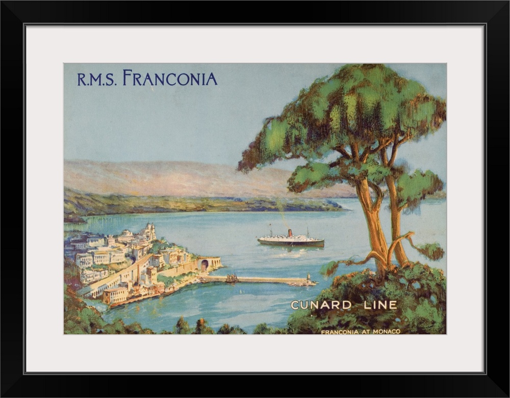 Cunard Line Promotional Brochure For The Rms Franconia Circa 1926-1930
