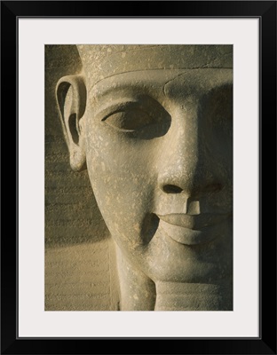 Detail Of Pharaoh Head; Luxor Temple, Egypt