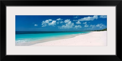 Empty White Sand Tropical Beach