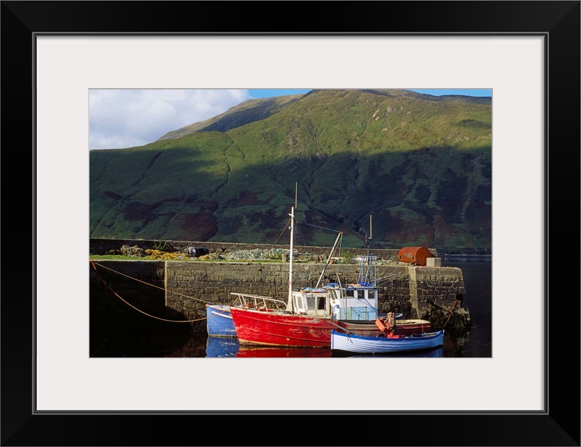 Fishing Boats Near Leenane, Connemara, County Galway, Ireland