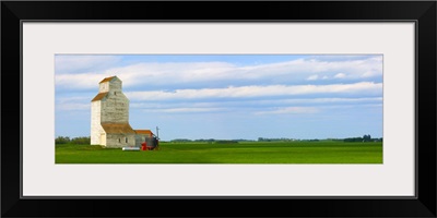 Grain Elevator in the Countryside, Alberta, Canada