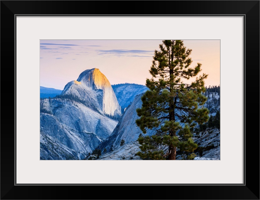 Half Dome seen from Olmsted Point, Yosemite National Park, California, United States of America.