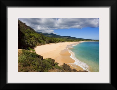 Hawaii, Maui, Makena State Park, Oneloa Or Big Beach