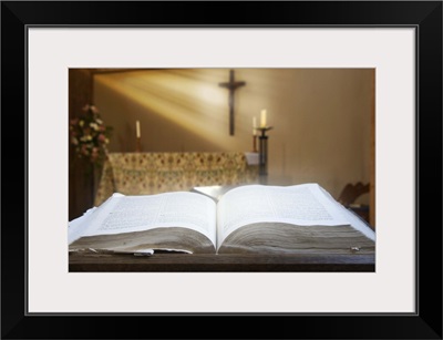 Holy Bible In A Church
