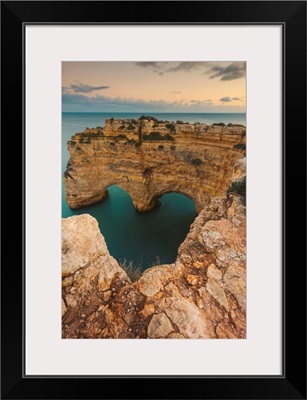 Iconic Rock Formation, Arcos Naturais, Heart Of The Algarve, Faro District, Portugal