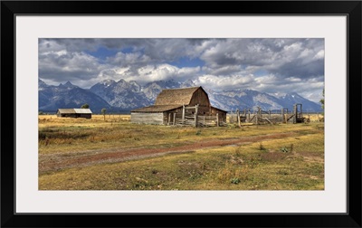 Mormon Row Historic District, Grand Teton National Park, Teton Range, Wyoming