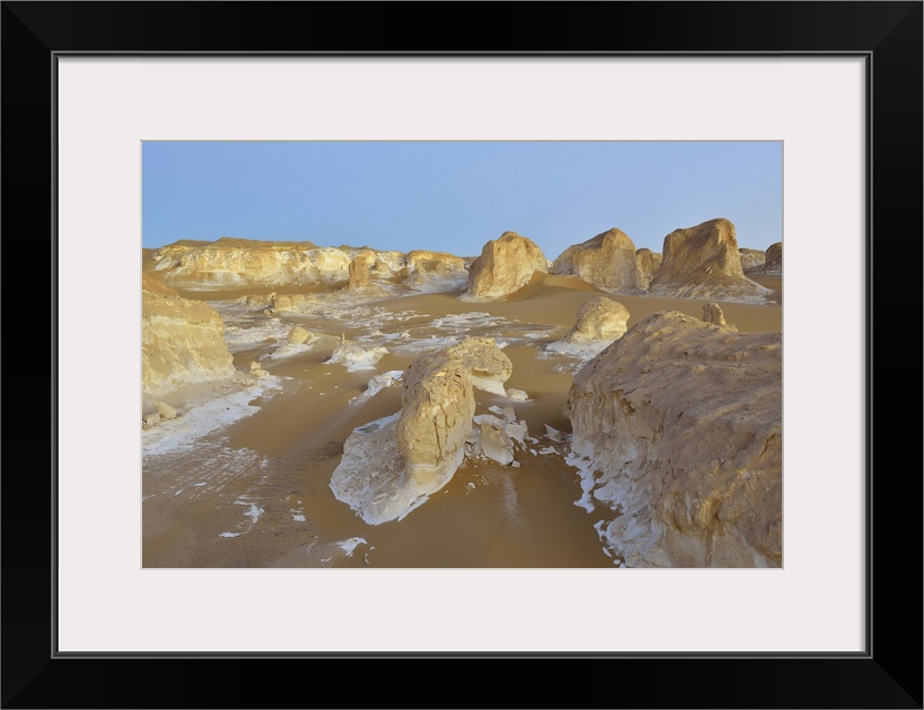 Rock Formations in White Desert, Libyan Desert, Sahara Desert, New Valley Governorate, Egypt