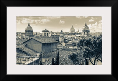 Rooftops And Domes, Rome, Italy