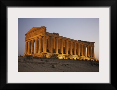 Temple Of Concordia In The Valley Of The Temples; Agrigento, Sicily, Italy