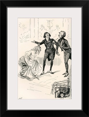 The Dancing Academy. Illustration for Sketches by Boz by Charles Dickens