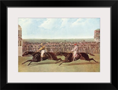 The Flying Dutchman And Voltigeur Running The Great Match At York Racecourse