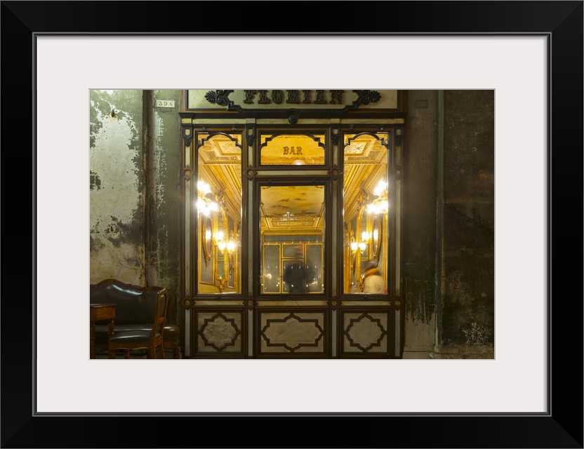 The oldest Italian cafe in Piazza San Marco, Venice, Veneto, Italy