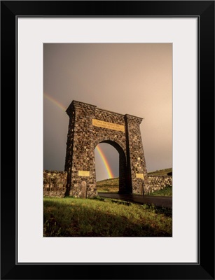 The Roosevelt Arch, Montana, Yellowstone National Park