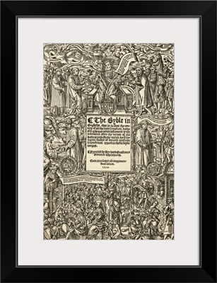 Title Page Of The First Edition Of The Great Bible, 1539
