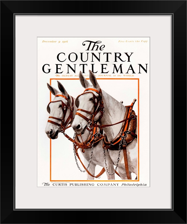 Cover of Country Gentleman agricultural magazine from the early 20th century.