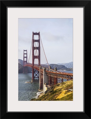 View Of The Golden Gate Bridge From Fort Point, San Francisco, California