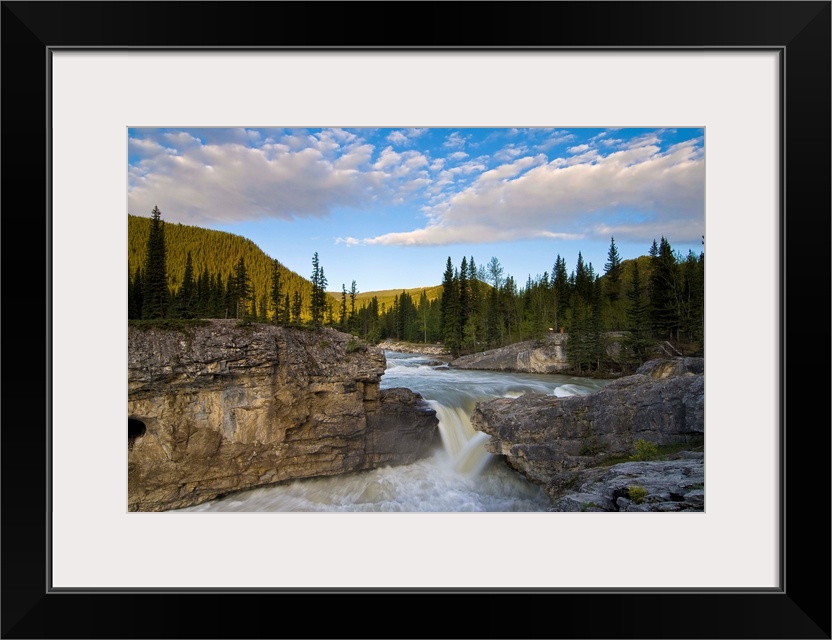 Waterfall, Elbow River, Kananaskis Country, Alberta