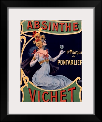 Absinthe Vichet, Vintage Poster, by Nover