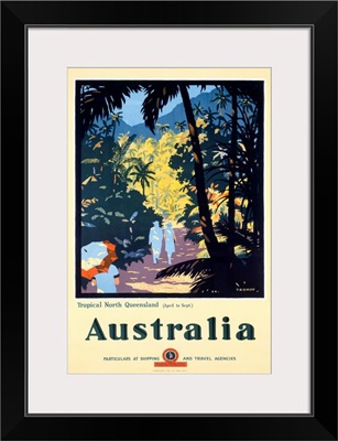 Australia, Tropical North Queensland, Vintage Poster