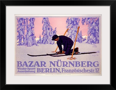 Bazar Nurnberg, Vintage Poster, by Carl Kunst