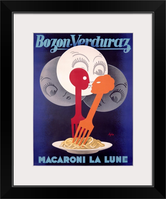 Bozon Verduraz, Vintage Poster, by Severo Pozzati