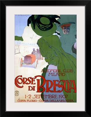 Corse di Brescia, Vintage Poster, by Marcello Dudovich