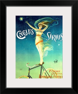 Cycles Sirius Vintage Advertising Poster