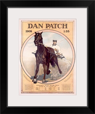 Dan Patch, Horse with Wonderful World Records, Vintage Poster