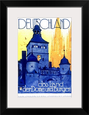 Deutschland, das Land, Vintage Poster, by Ludwig Hohlwein
