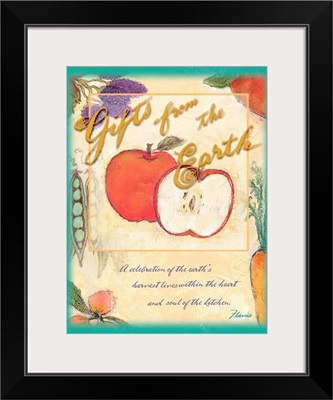 Gifts of the earth Inspirational Print