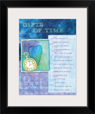 Gifts of Time Inspirational Print