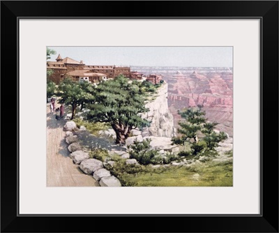 Hotel El Tovar Grand Canyon of Arizona Vintage Photograph