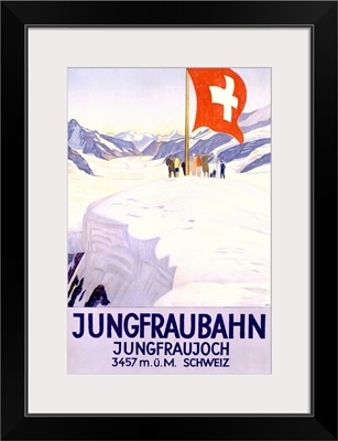 Jungfraubahn, Vintage Poster, by Emil Cardinaux