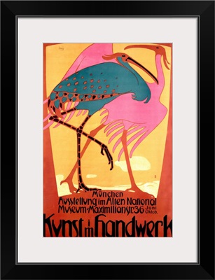Kunst im Handwerk, Vintage Poster, by Bruno Paul