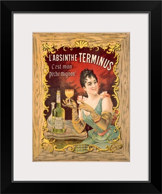LAbsinthe Terminus, Vintage Poster