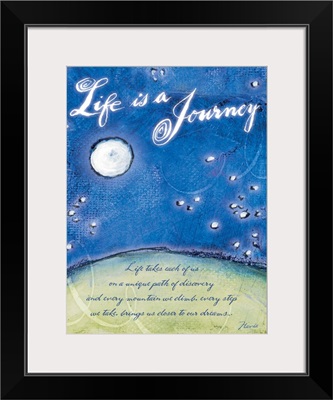 Lifes Journey Inspirational Print