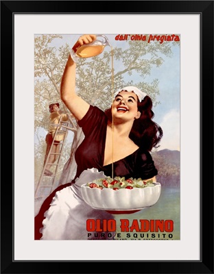 Olio Radino, Vintage Poster, by Gino Boccasile