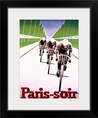 Paris, Soir, Vintage Poster, by Abel Brunyer