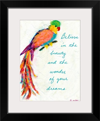 Parrot Inspirational Print