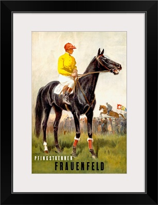 Pfingstrennen, Frauenfeld, Vintage Poster, by Iwan E. Hugentobler