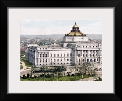 The Library of Congress Washington District of Columbia Vintage Photograph