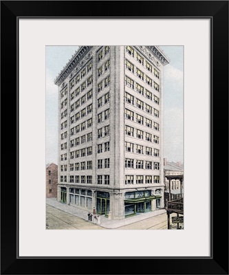 The Van Antwerp Building Mobile Alabama Vintage Photograph