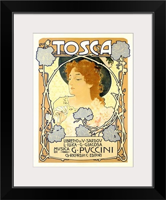 Tosca, Puccini, Vintage Poster