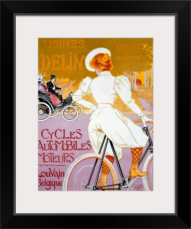 Vintage French Poster, Delin Factories