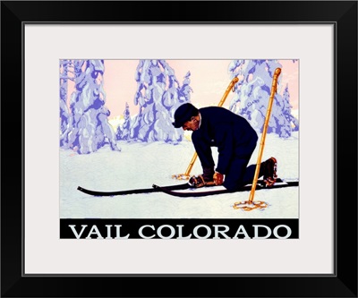 Vail Colorado Vintage Advertising Poster